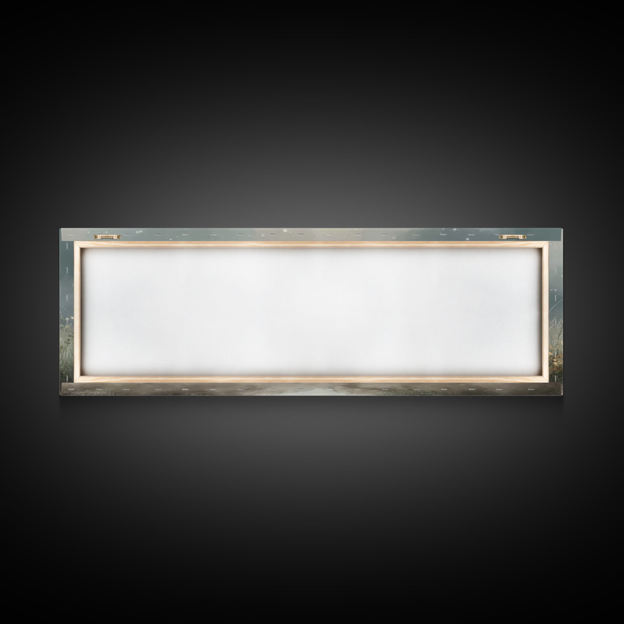 Pathway Of Peace | Framed Canvas Print | Christian Wall Art | Christian Art Canvas | Jesus Painting | Panoramic Art | Christian Christmas A