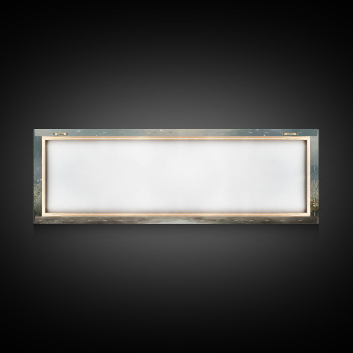 Pathway Of Peace | Framed Canvas Print | Christian Wall Art | Christian Art Canvas | Jesus Painting | Panoramic Art | Christian Christmas A