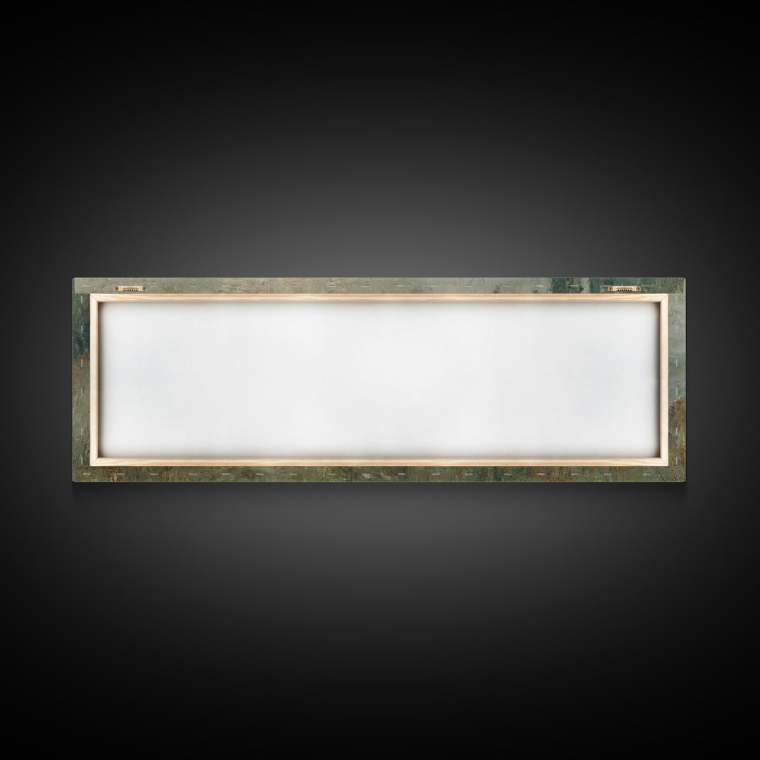 Celestial Garden Rest | Framed Canvas Print | Christian Art Canvas | Christian Wall Art | Panoramic Art | Christian Decor | Christian Gift