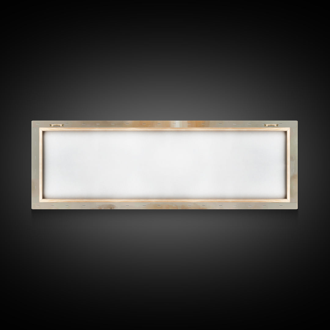 Radiant Birthlight, Framed Canvas Print, Panoramic Frame, Christian Christmas Art, Christian Art Canvas, Christian Wall Art, Subtle Christi