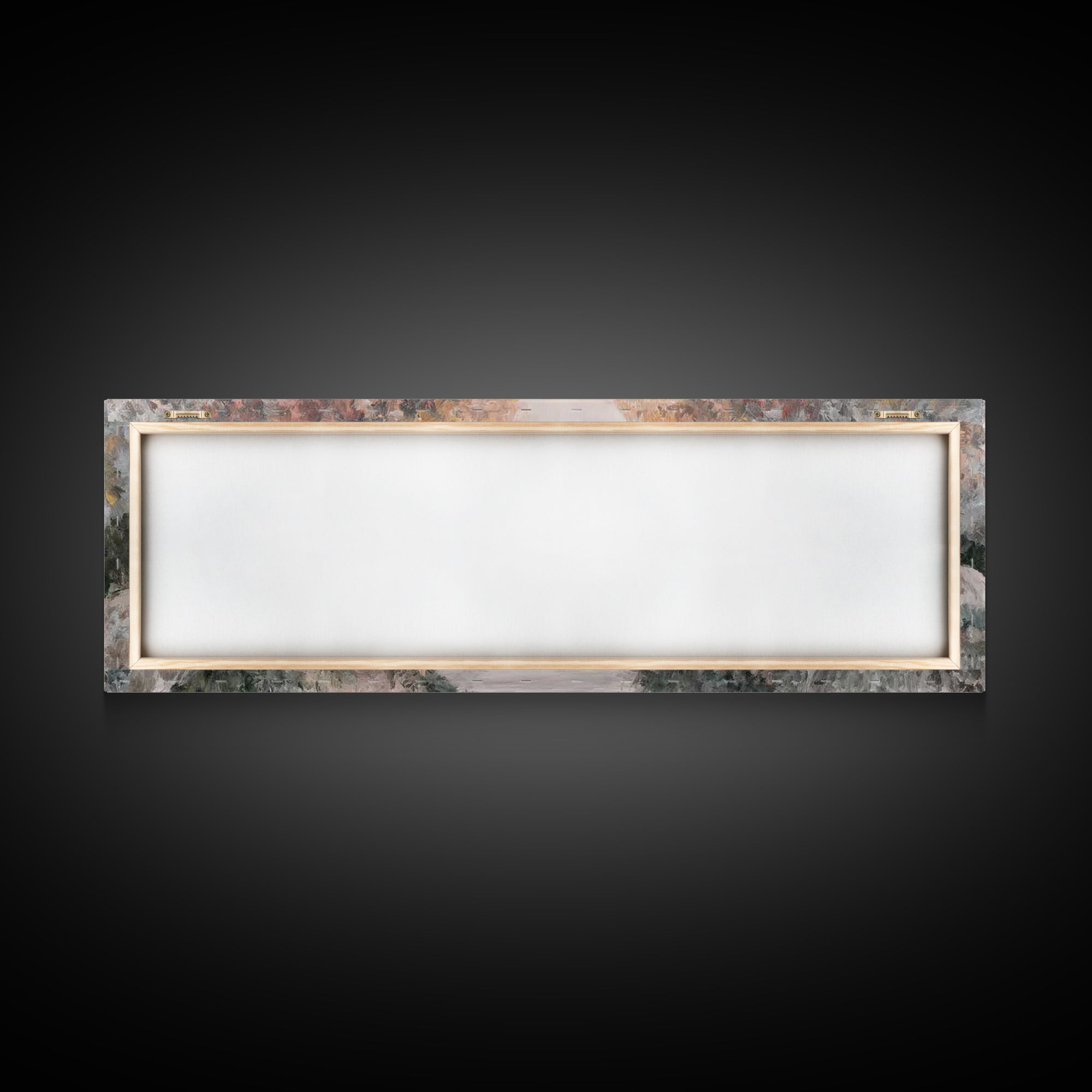 Path Of Light – Framed Canvas Print – Christian Wall Art – Jesus Painting – Panoramic Art – Christian Art Canvas – Christmas Art