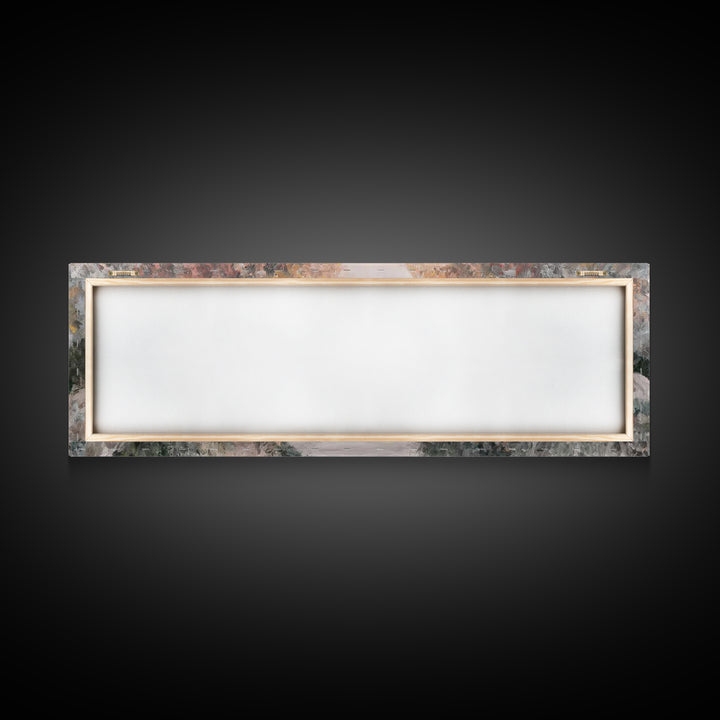 Path Of Light – Framed Canvas Print – Christian Wall Art – Jesus Painting – Panoramic Art – Christian Art Canvas – Christmas Art