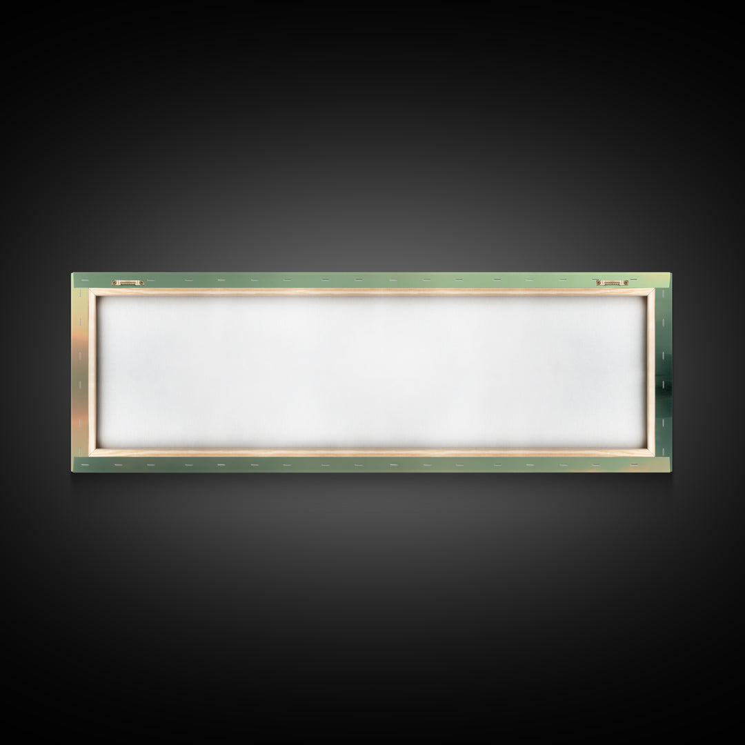 Heavenly Dawn, Framed Canvas Print, Christian Art Canvas, Jesus Painting, Panoramic Wall Art, Christian Wall Art, Christmas Art