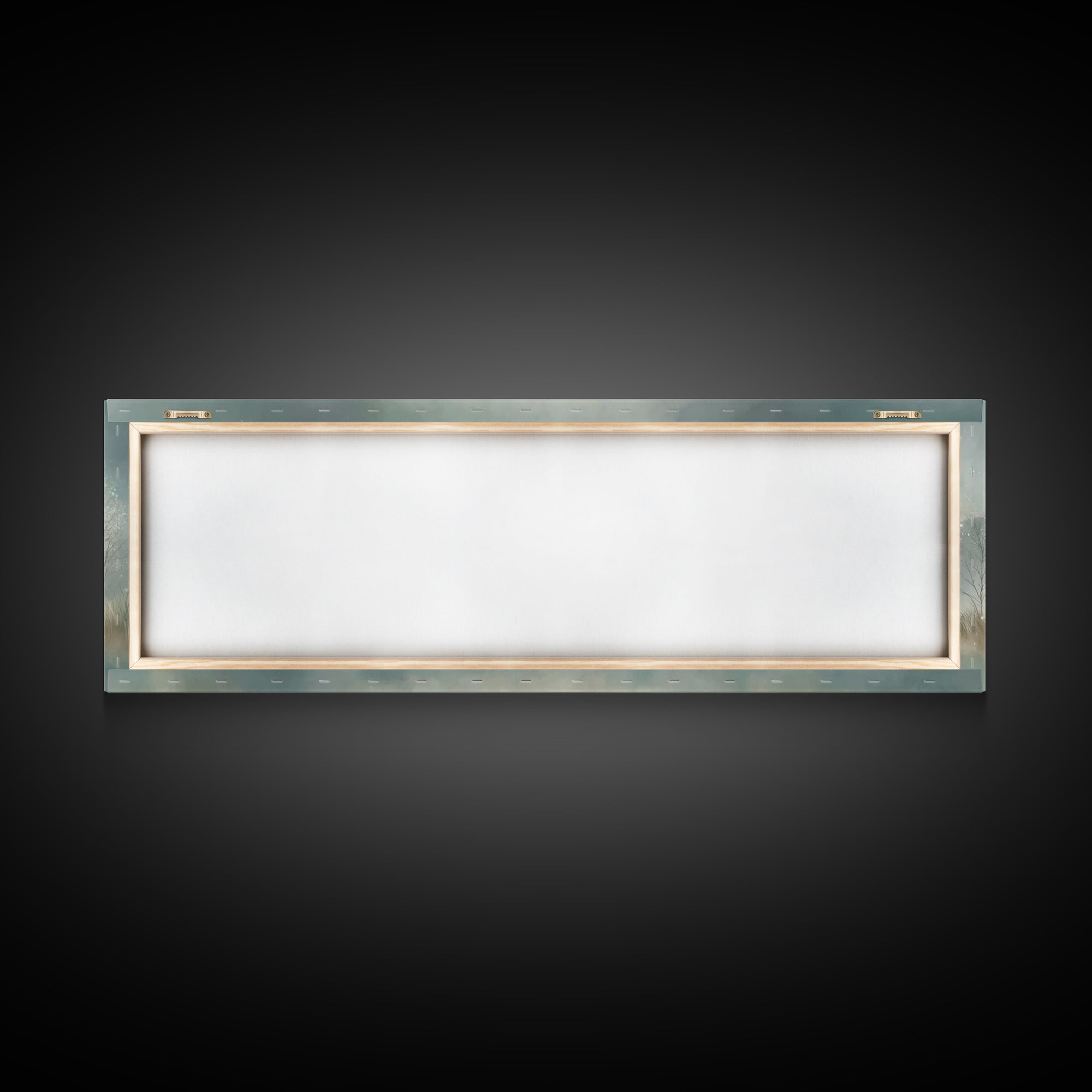 Silent Horizon | Framed Canvas Print | Christian Wall Art | Panoramic Painting | Jesus Canvas Art | Christian Art Canvas | Christmas Art