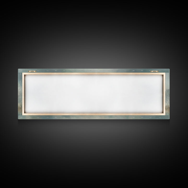 Silent Horizon | Framed Canvas Print | Christian Wall Art | Panoramic Painting | Jesus Canvas Art | Christian Art Canvas | Christmas Art