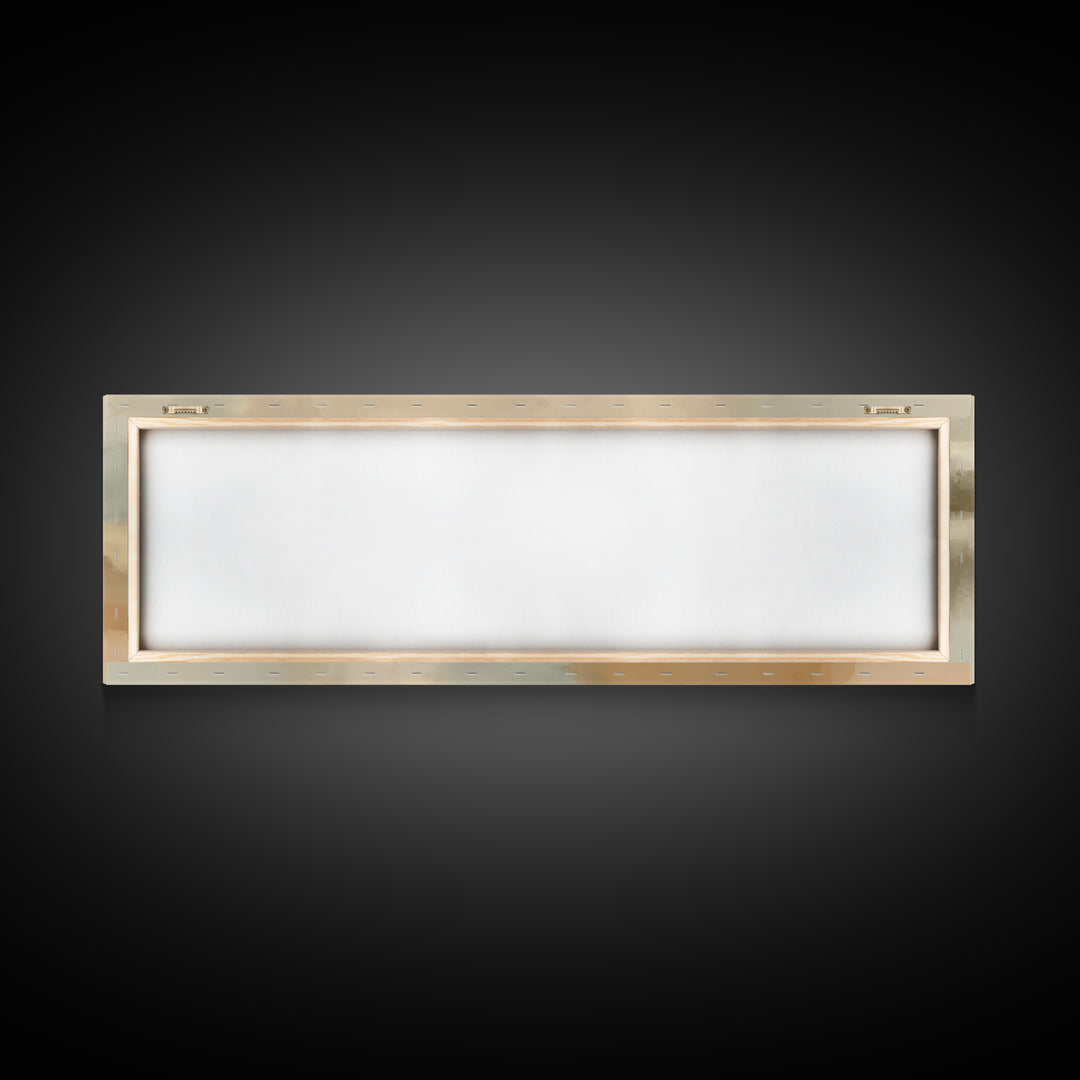 Graceful Journey | Framed Canvas Print | Jesus Painting | Christian Wall Art | Panoramic Wall Art | Christian Art Canvas | Christmas Art