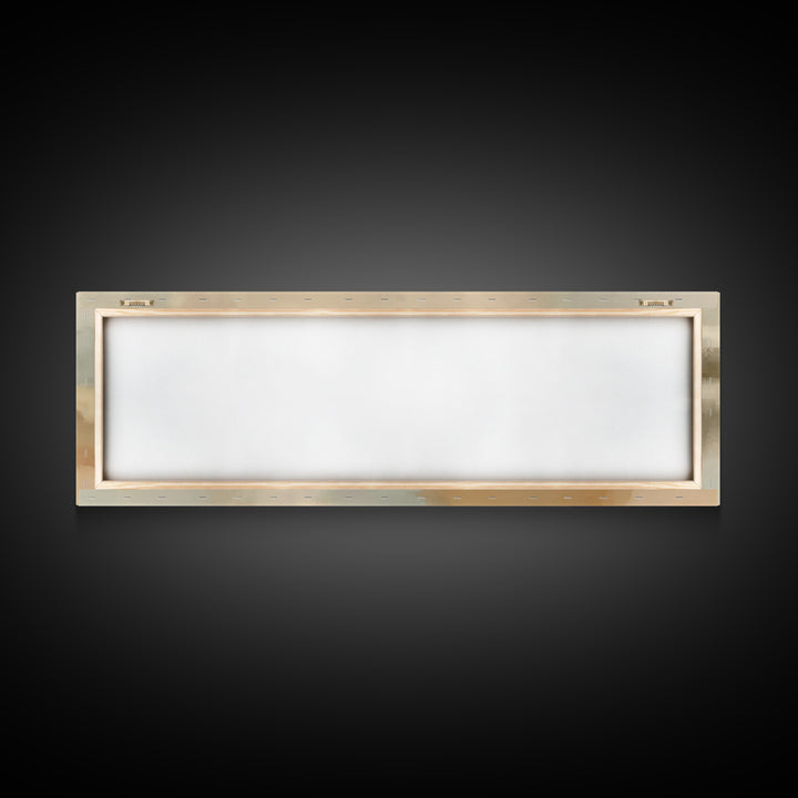 Graceful Journey | Framed Canvas Print | Jesus Painting | Christian Wall Art | Panoramic Wall Art | Christian Art Canvas | Christmas Art