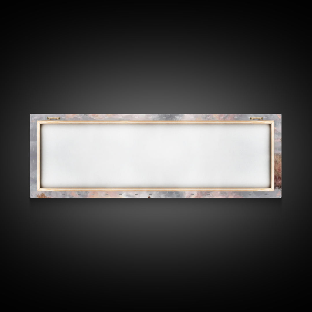 Radiant Promise – Framed Canvas Print – Panoramic Wall Art – Christian Art Canvas – Jesus Painting – Christian Wall Art – Christmas Art