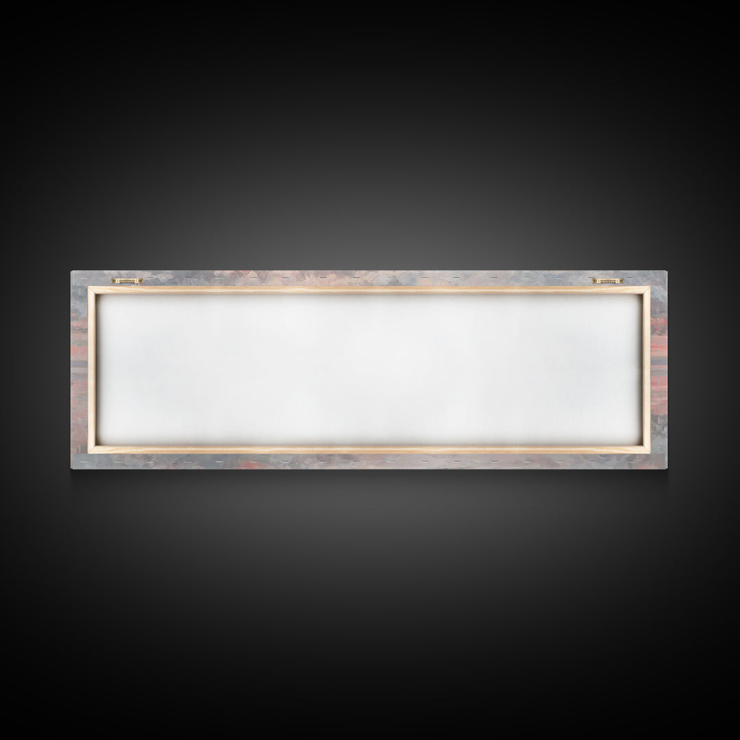 Manger Light | Framed Canvas Print | Panoramic Print | Christian Art Canvas | Christmas Art | Christian Wall Art | Christian Christmas Art