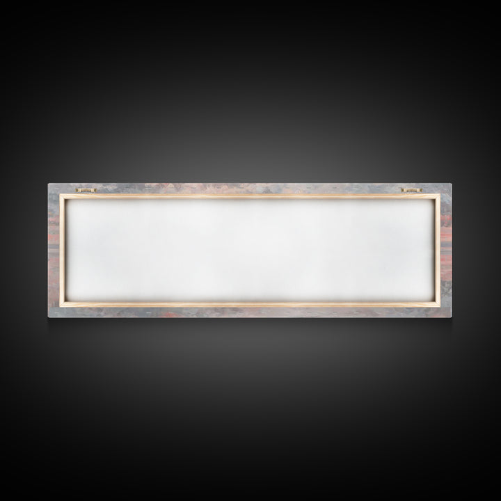 Manger Light | Framed Canvas Print | Panoramic Print | Christian Art Canvas | Christmas Art | Christian Wall Art | Christian Christmas Art