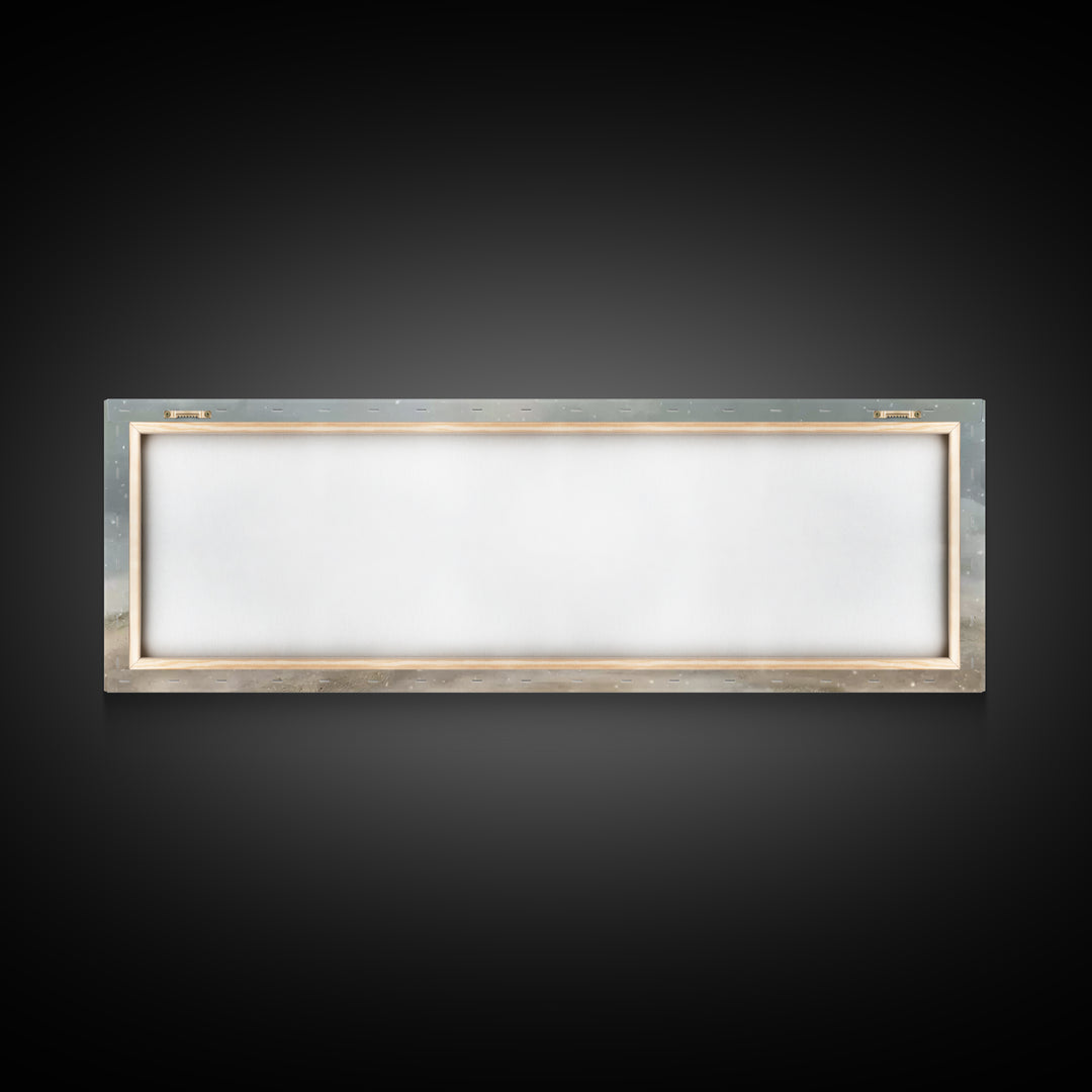 Cave Of Dawn – Framed Canvas Print – Panoramic Painting – Christian Art Canvas – Christmas Art – Christian Wall Art – Christian Christmas D