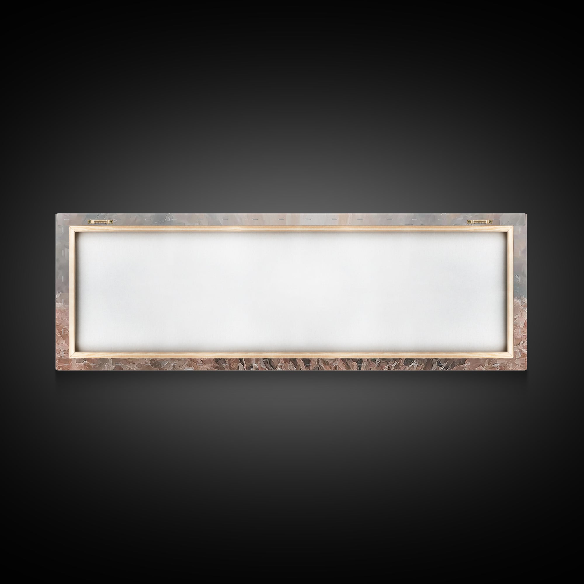Gentle Nativity Peace, Framed Canvas Print, Christian Christmas Art, Panoramic Wall Art, Christian Wall Art, Jesus Painting