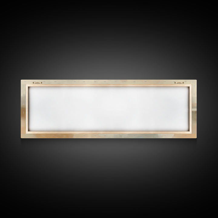 Solitude Of Faith, Framed Canvas Print, Christian Art, Panoramic Painting, Christian Wall Art, Christian Decor For Home
