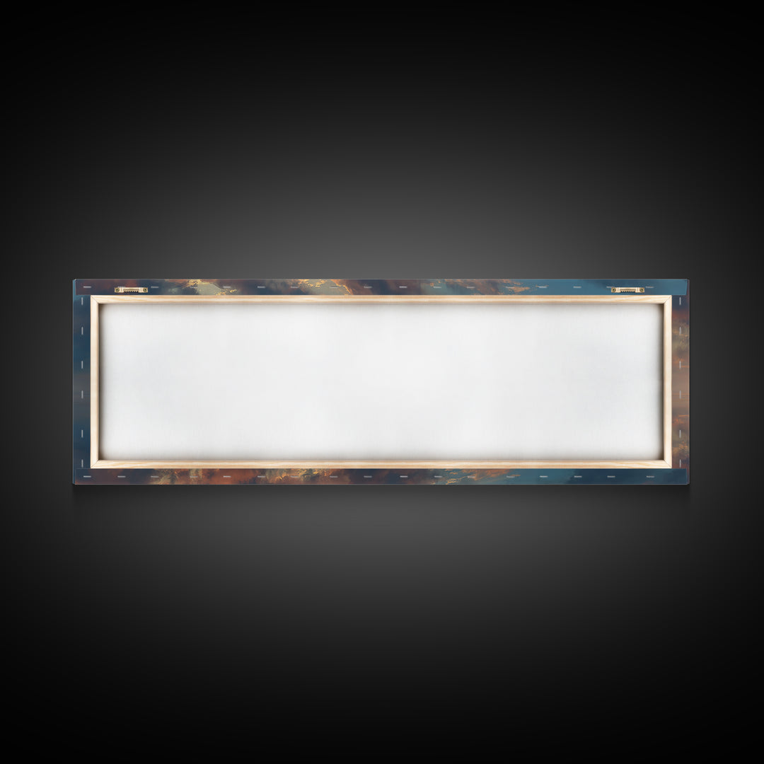 Heaven’s Horizon – Framed Canvas Print – Christian Wall Art – Panoramic Wall Art – Christian Art Canvas – Jesus Painting