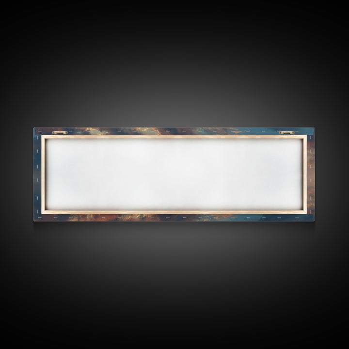 Heaven’s Horizon – Framed Canvas Print – Christian Wall Art – Panoramic Wall Art – Christian Art Canvas – Jesus Painting