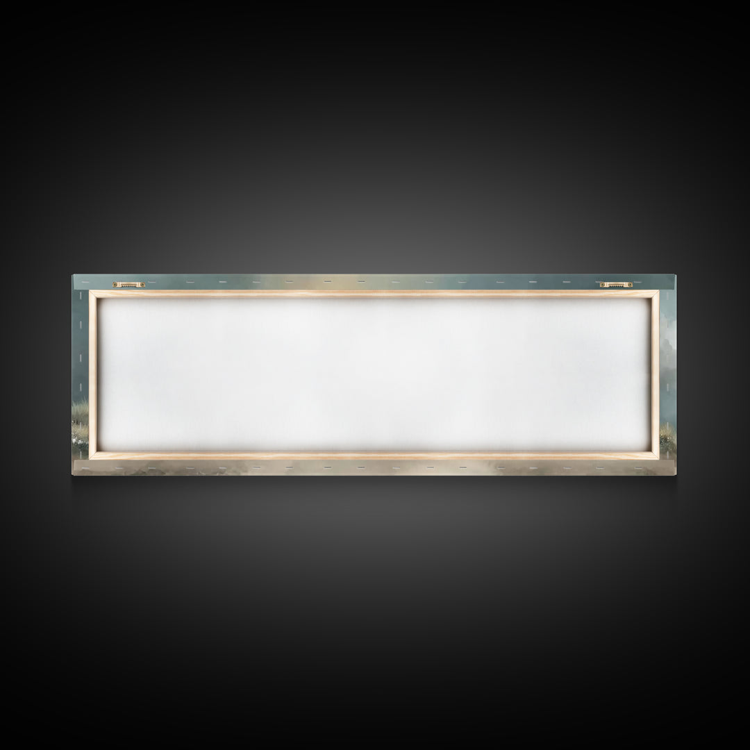 Steps Of Grace | Framed Canvas Print | Panoramic Frame | Christian Art Canvas | Christian Wall Art | Modern Christian Painting | Jesus Art