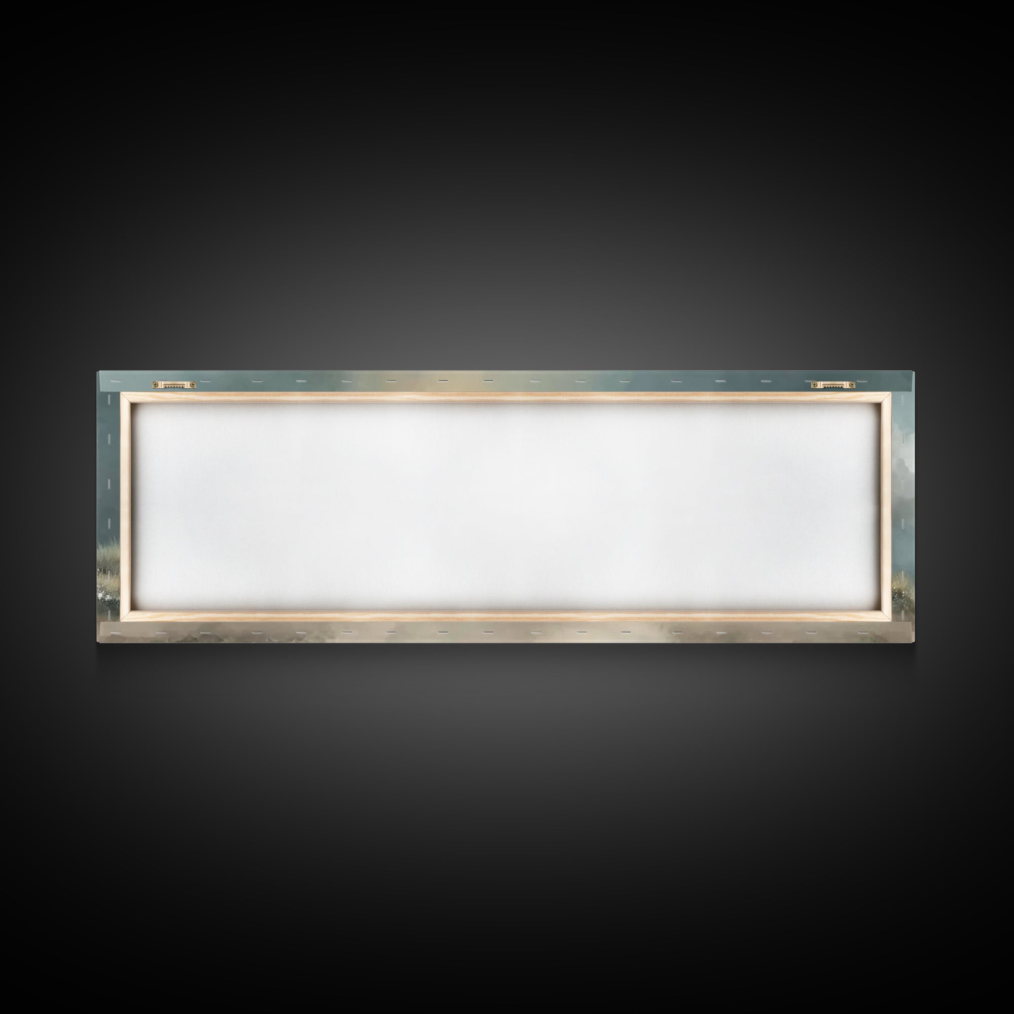 Steps Of Grace | Framed Canvas Print | Panoramic Frame | Christian Art Canvas | Christian Wall Art | Modern Christian Painting | Jesus Art