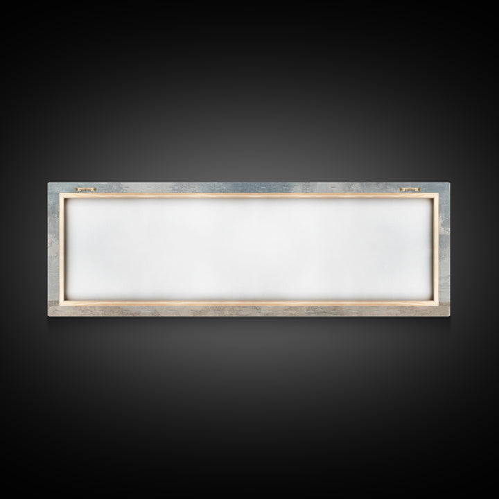 Guided By The Light, Framed Canvas Print, Christian Wall Art, Panoramic Print, Jesus Painting, Christian Art Canvas, Christmas Art
