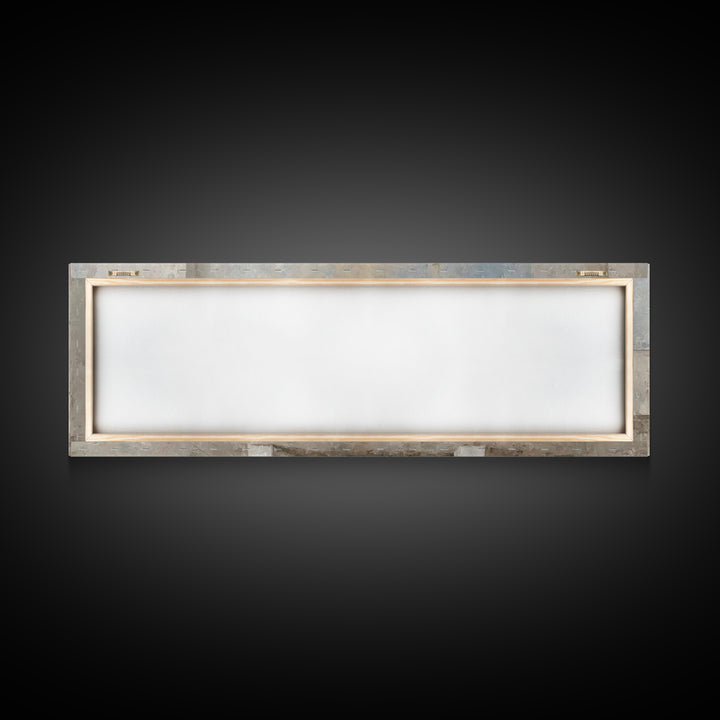 Guiding Manger Light – Framed Canvas Print – Christian Wall Art – Christmas Art – Christian Art Canvas – Panoramic Art – Jesus Painting – C