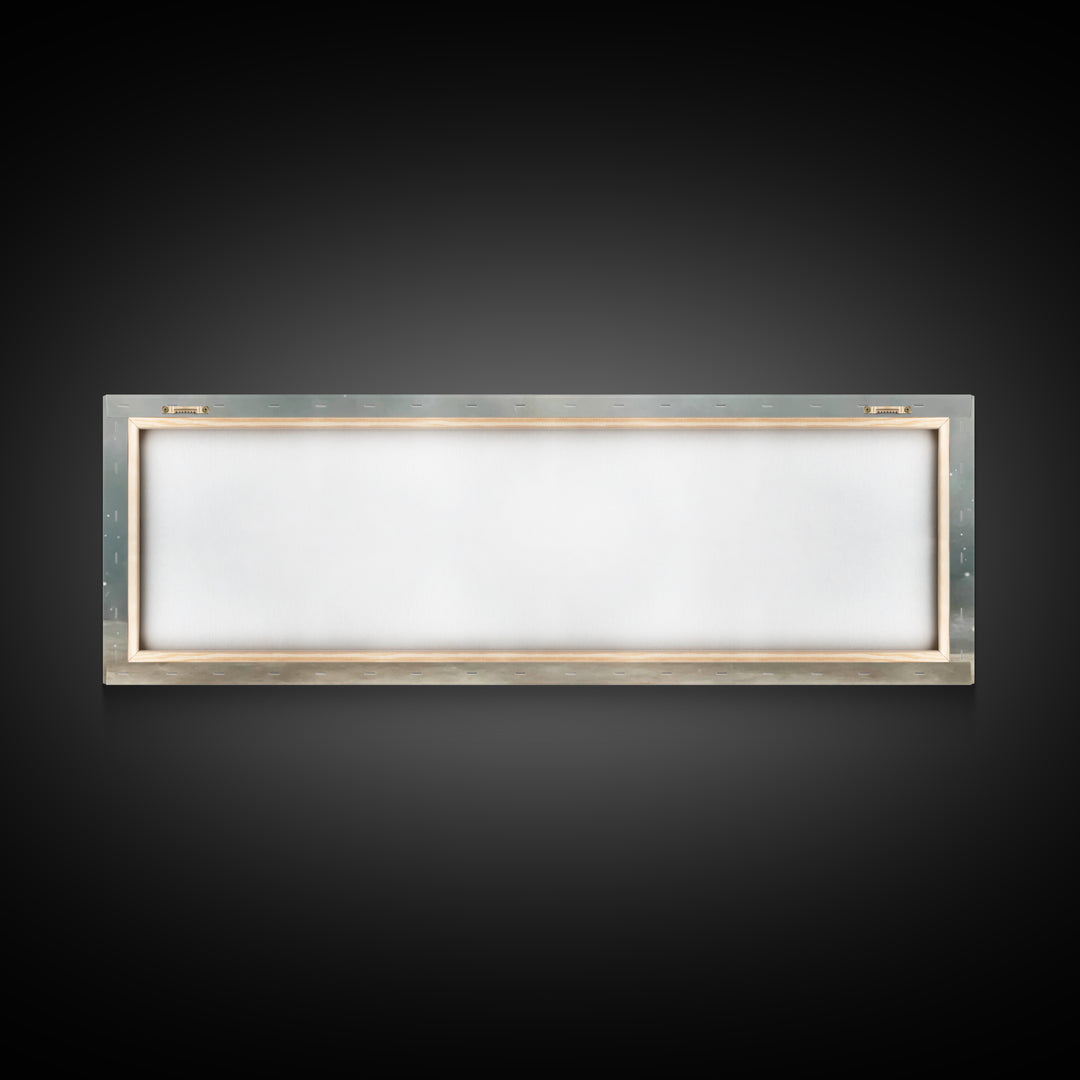 Holy Night Peace | Framed Canvas Print | Christian Art Canvas | Christmas Wall Art | Christian Art | Panoramic Print | Christian Christmas