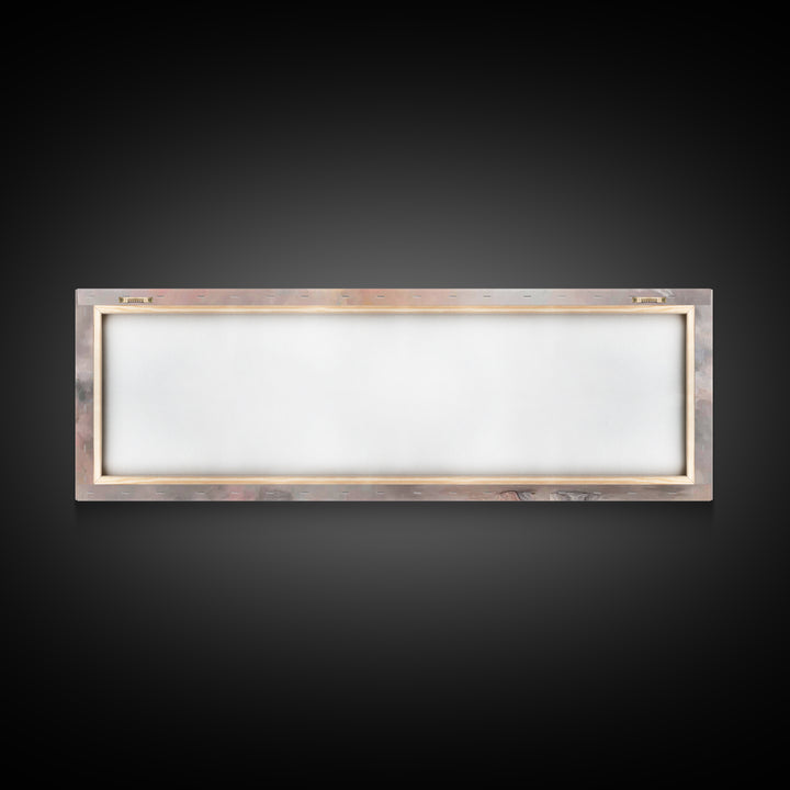Angelic Dawn Message – Framed Canvas Print – Christian Art – Christian Wall Art – Panoramic Painting – Christmas Art – Christian Art Canvas