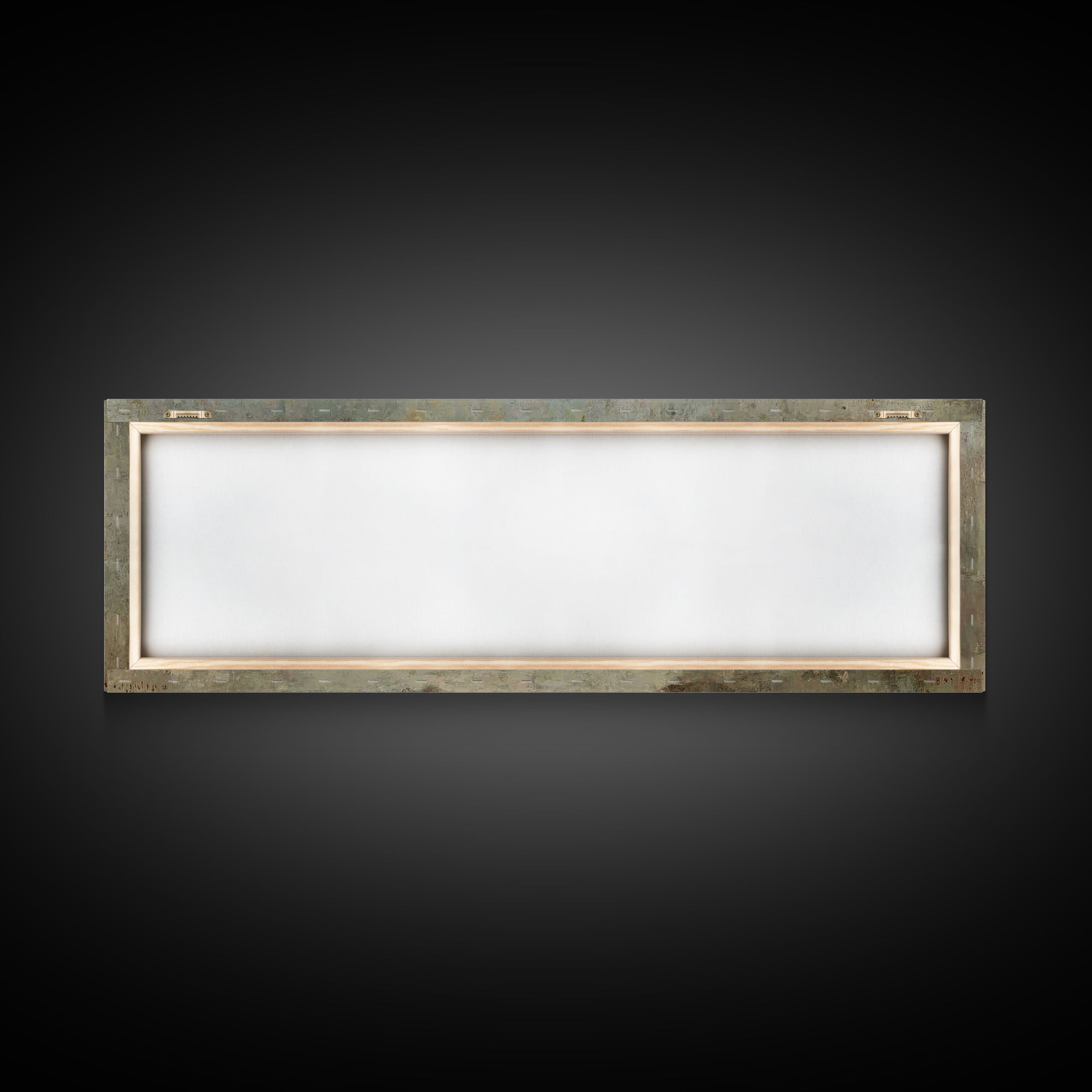 Sacred Annunciation Quiet | Framed Canvas Print | Christian Wall Art | Christian Art Canvas | Panoramic Art | Christmas Art | Christian Pai