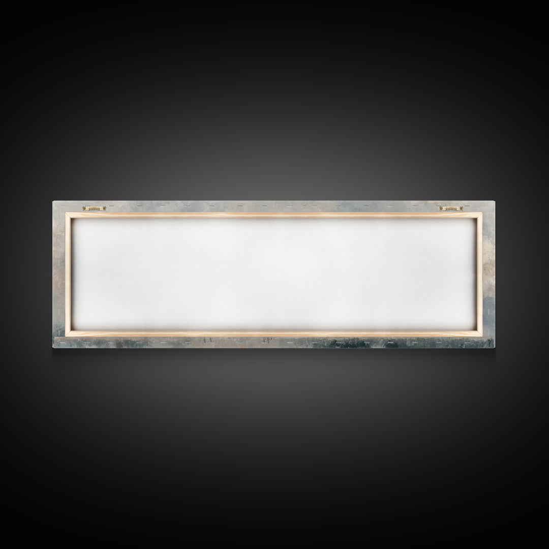 Guiding Dawn Star, Framed Canvas Print, Christian Wall Art, Panoramic Art, Jesus Painting, Christmas Art, Christian Art Canvas