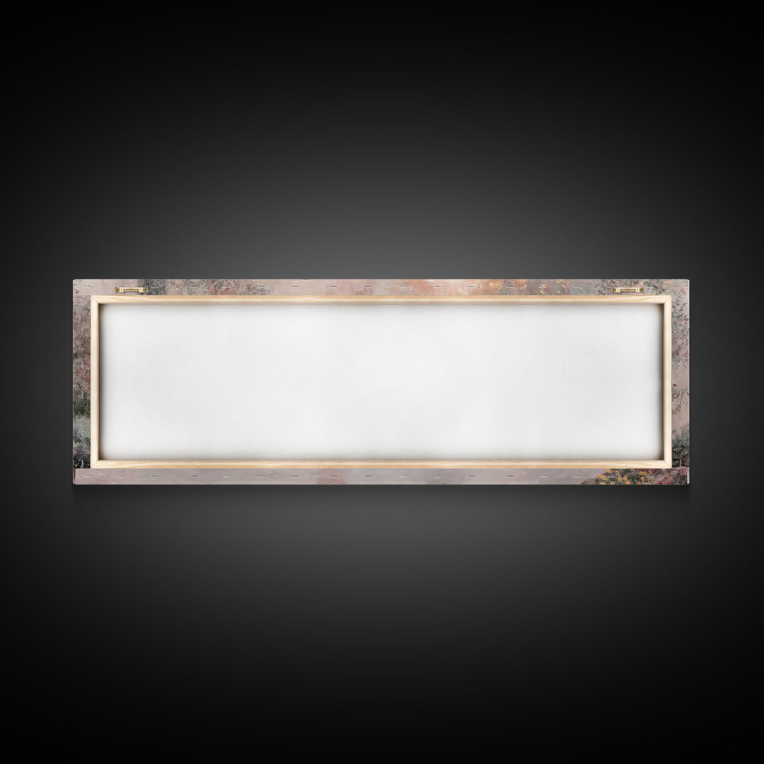 Garden Grace Vision – Framed Canvas Print – Panoramic Art – Christian Wall Art – Christian Art Canvas – Christian Painting – Christmas Art