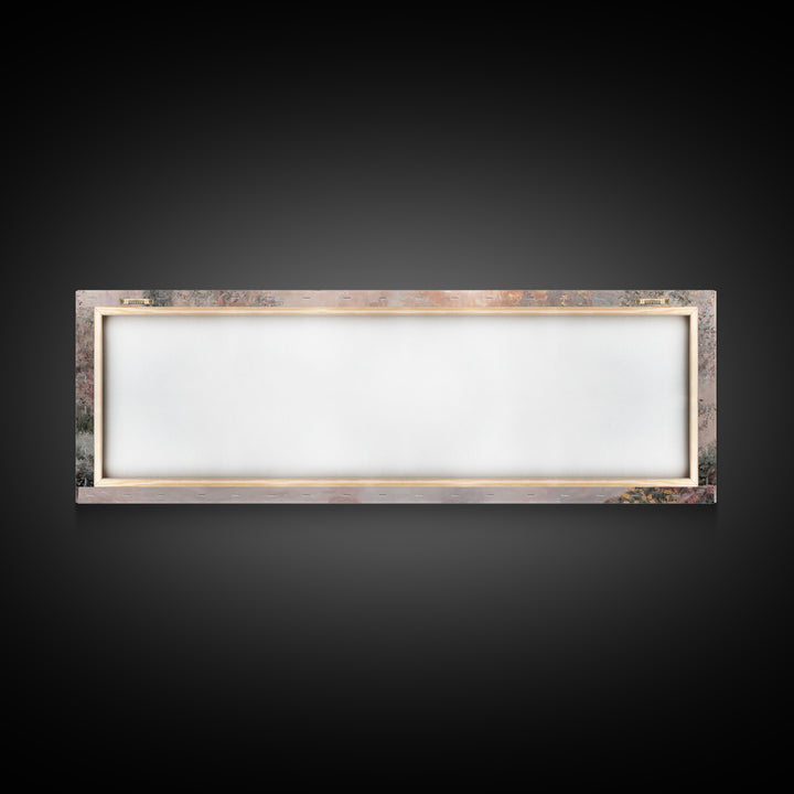 Garden Grace Vision – Framed Canvas Print – Panoramic Art – Christian Wall Art – Christian Art Canvas – Christian Painting – Christmas Art