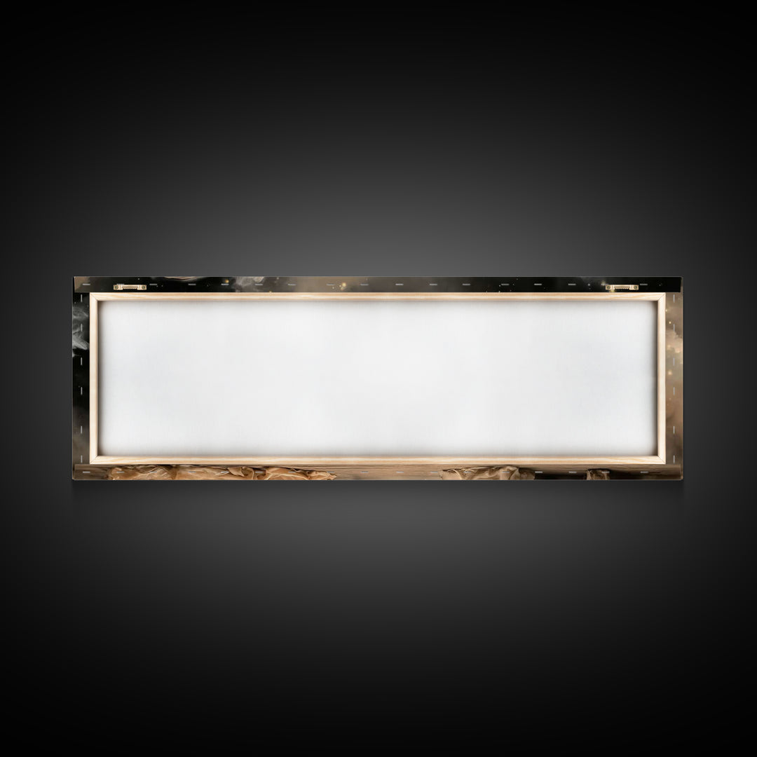 Heavenly Night Reverence | Framed Canvas Print | Panoramic Painting | Christian Wall Art | Christian Art | Christian Art Canvas | Jesus Pai