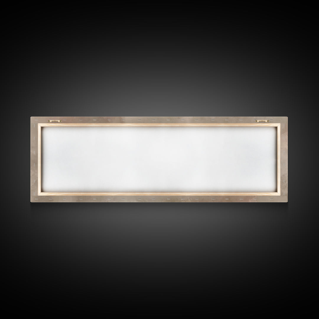 Whispered Angel Promise – Framed Canvas Print – Panoramic Wall Art – Christian Art – Christian Art Canvas – Christian Painting – Christmas