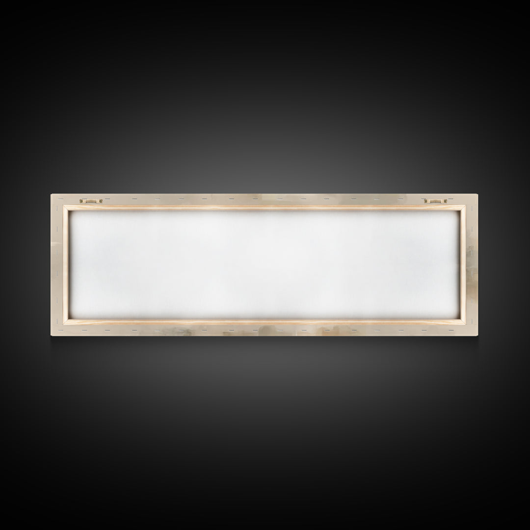 Radiant Holy Meeting – Framed Canvas Print – Panoramic Print – Christian Art Canvas – Christian Art – Christian Painting – Christmas Art –