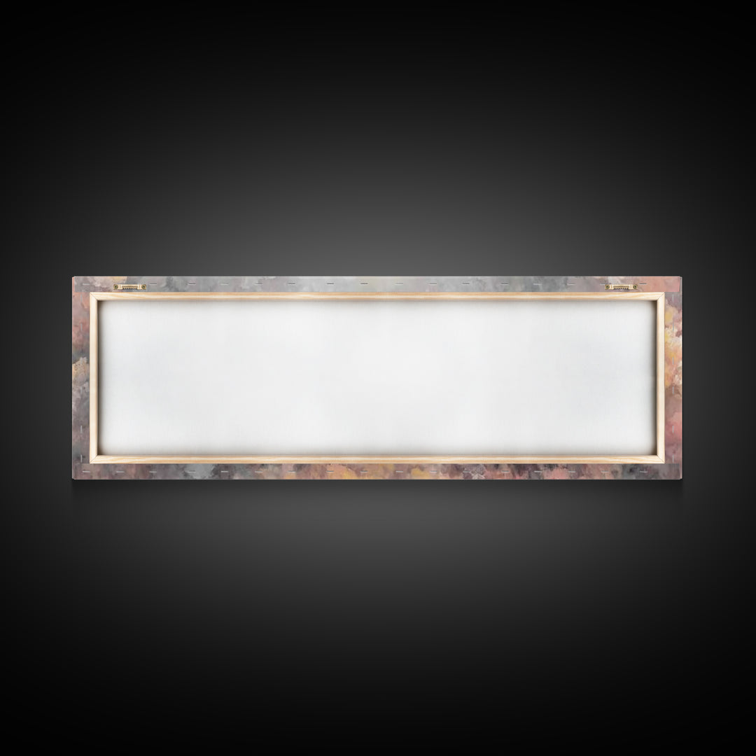 River Of Mercy – Framed Canvas Print – Christian Wall Art – Jesus Painting – Panoramic Art – Christian Art Canvas – Christmas Art Prints