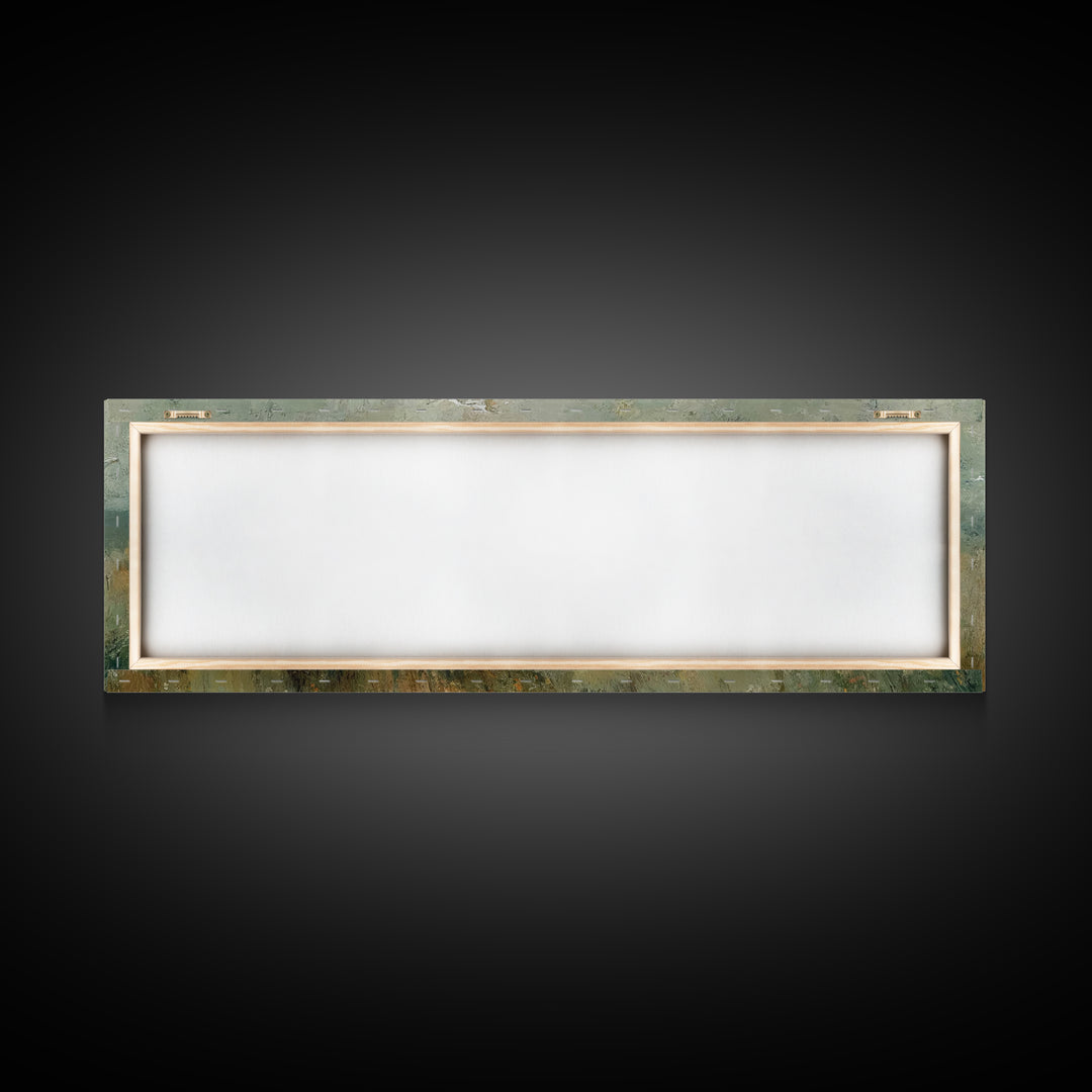 Clouds Of Glory | Framed Canvas Print | Christian Wall Art | Jesus Painting | Panoramic Painting | Christian Art Work | Christmas Wall Art