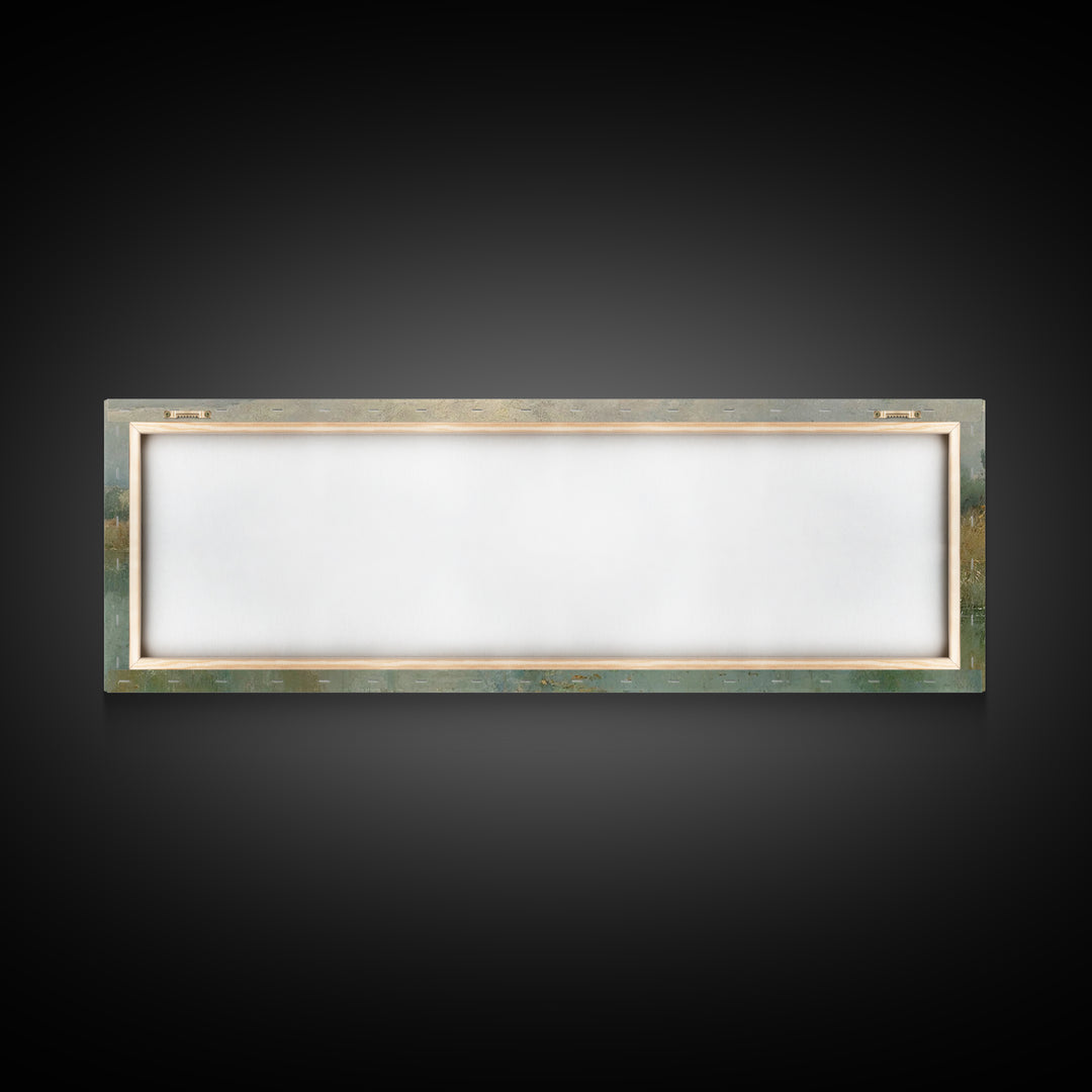Blessed Communion, Framed Canvas Print, Christian Wall Art, Jesus Painting, Panoramic Painting, Christian Decor For Home, Christmas Art Wor