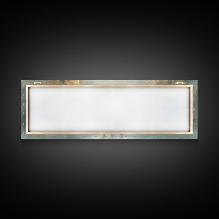 Trinity In Stillness – Framed Canvas Print – Christian Art Print – Jesus Painting – Panoramic Frame – Christian Wall Art – Christmas Decora