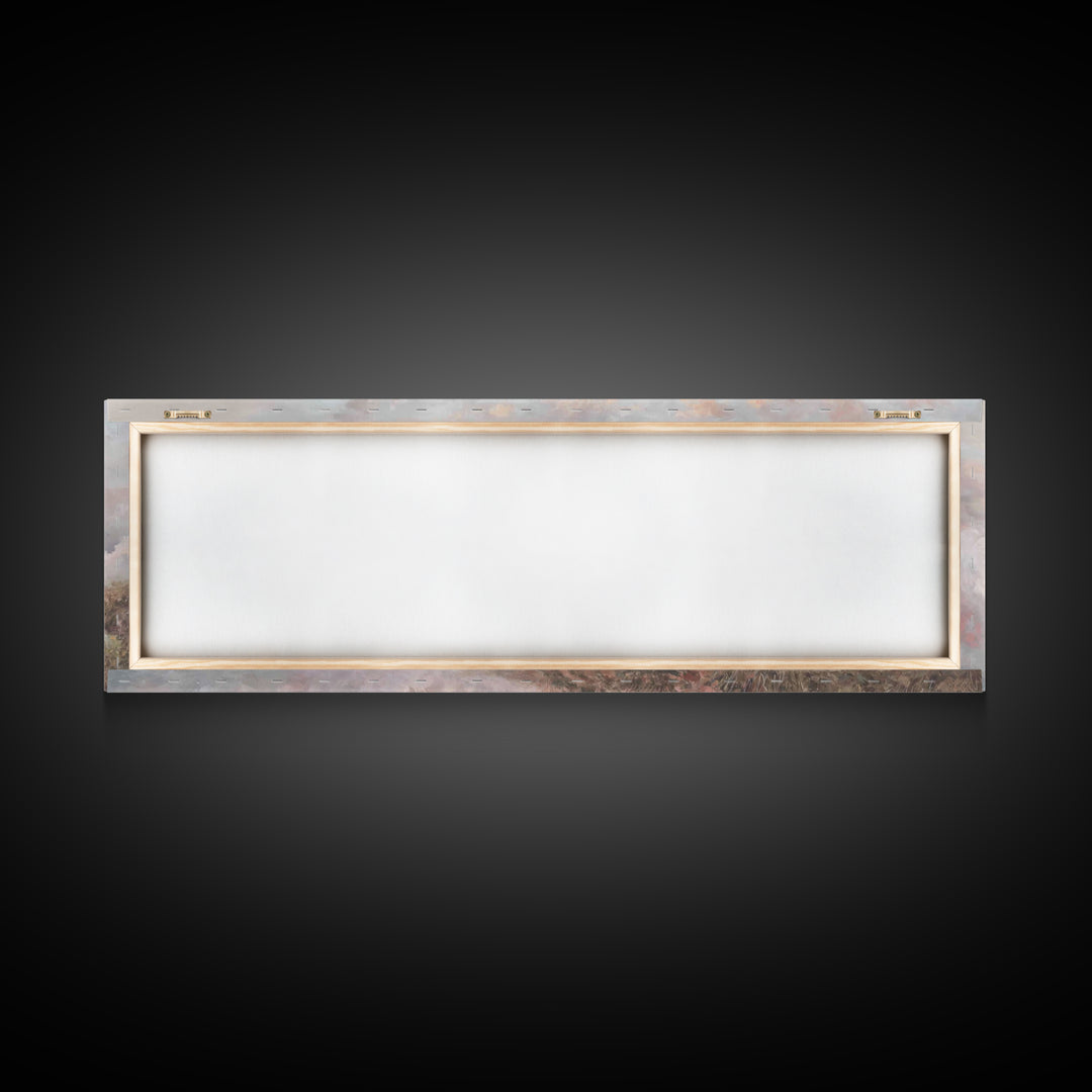 Cloudrise Redemption – Framed Canvas Print – Christian Wall Art – Christian Art Canvas – Panoramic Art – Christian Gift