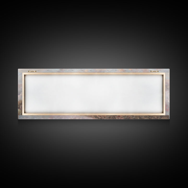 Cloudrise Redemption – Framed Canvas Print – Christian Wall Art – Christian Art Canvas – Panoramic Art – Christian Gift