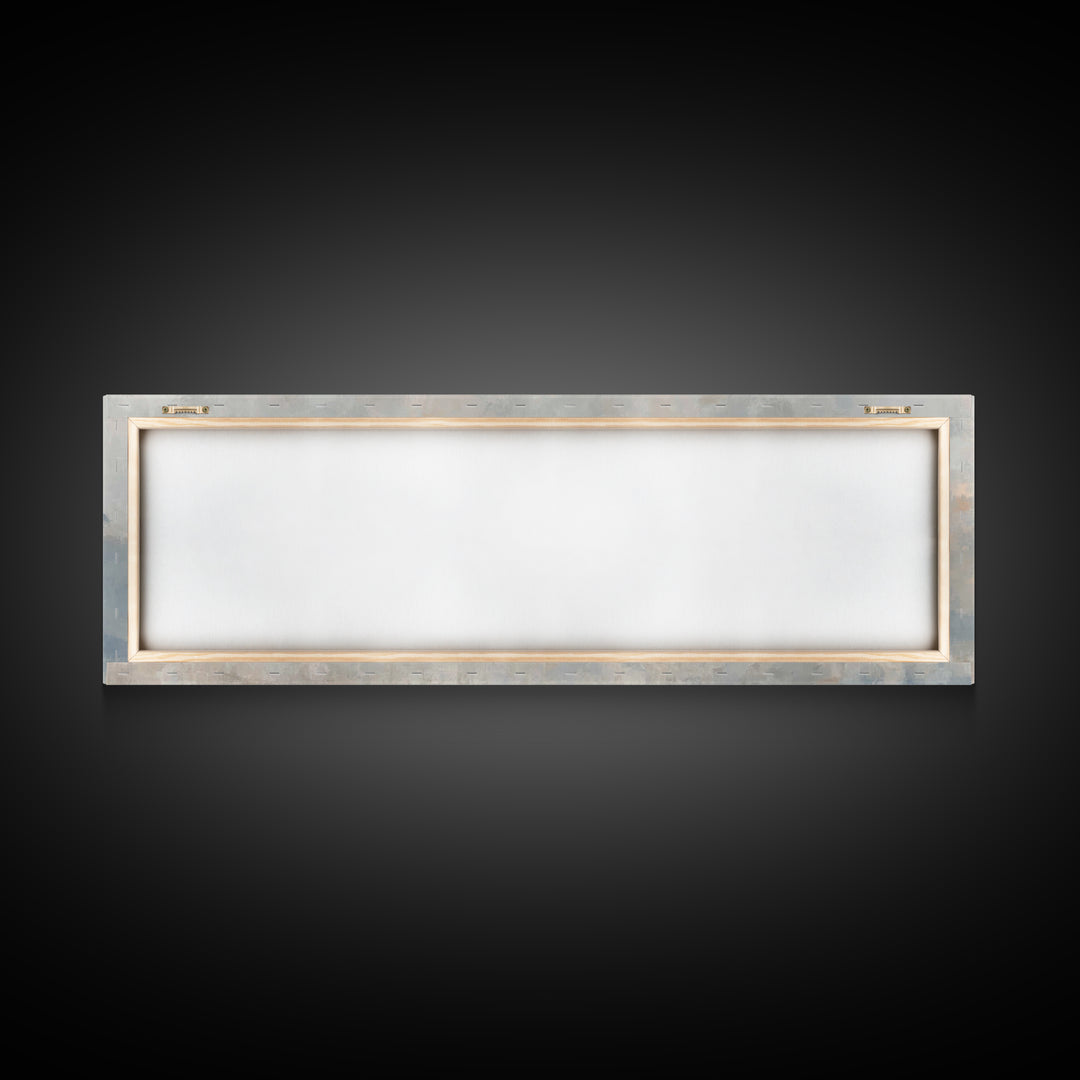 Sacred Mist Path | Framed Canvas Print | Christian Wall Art | Christian Art Canvas | Panoramic Print | Christian Decor