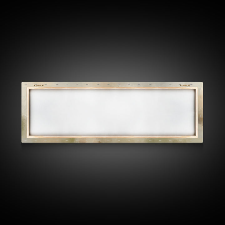 Warm Meadow Mercy | Framed Canvas Print | Christian Wall Art | Jesus Painting | Christian Art Canvas | Panoramic Painting | Christmas Art