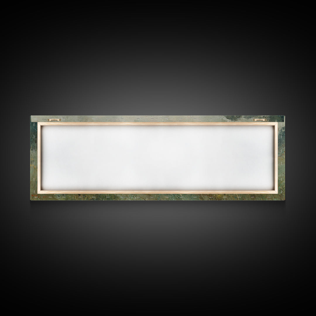 Field Of Compassion – Framed Canvas Print – Christian Art Canvas – Christian Christmas Art – Jesus Painting – Panoramic Frame – Christian D