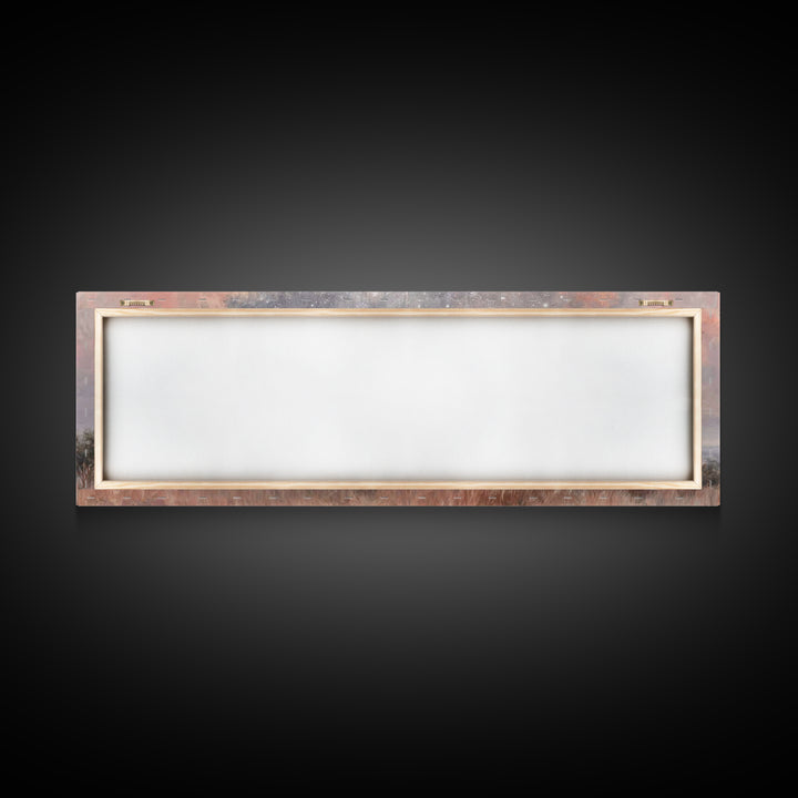 Celestial Night Star | Framed Canvas Print | Christian Christmas Art | Panoramic Print | Christian Art Canvas | Jesus Painting | Christian
