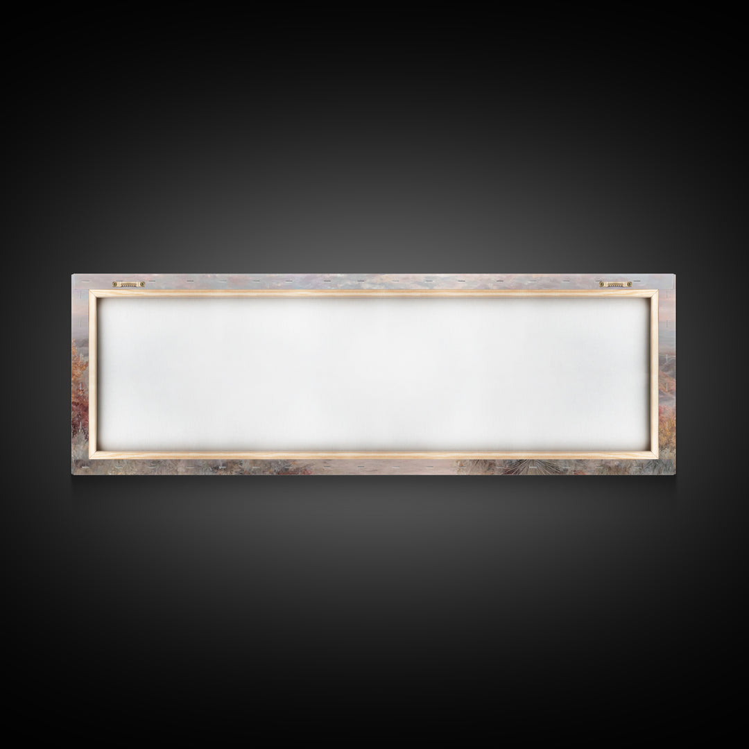 Dawn Of Hope | Framed Canvas Print | Christian Art | Panoramic Art | Christmas Art | Christian Christmas Decorations | Christian Wall Art