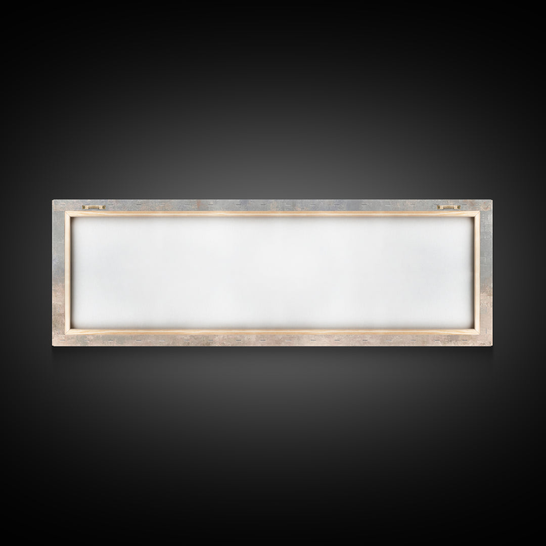 Quiet Exile Road – Framed Canvas Print – Christian Art Canvas – Panoramic Painting – Christian Wall Art – Christmas Art – Christian Home De