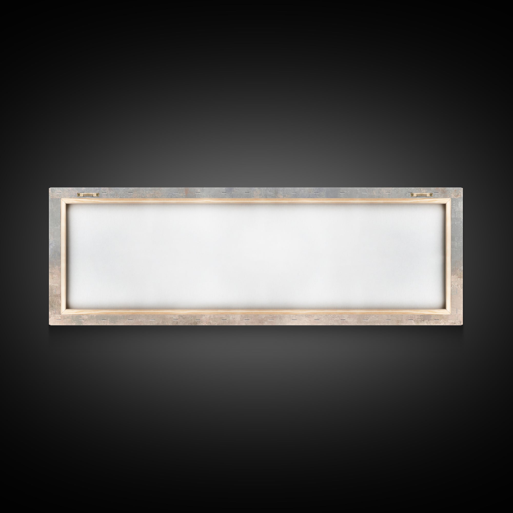 Quiet Exile Road – Framed Canvas Print – Christian Art Canvas – Panoramic Painting – Christian Wall Art – Christmas Art – Christian Home De