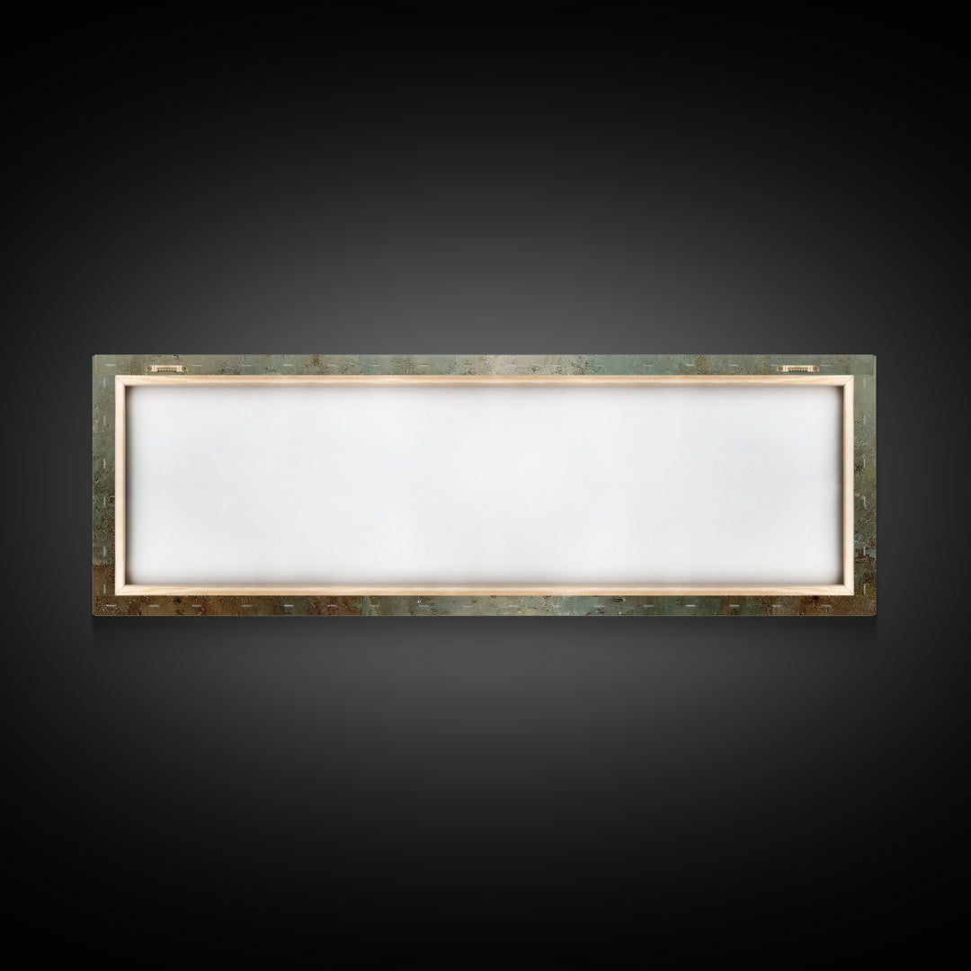Radiant Spirit Descent, Framed Canvas Print, Christian Wall Art, Panoramic Art, Christian Art Canvas, Christian Painting, Christian Christm