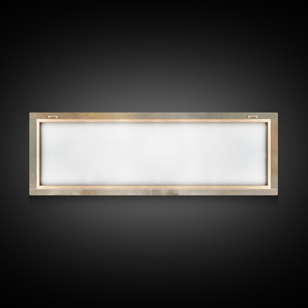Doves Of Peace – Framed Canvas Print – Christian Art Print – Panoramic Wall Art – Christian Decor – Christmas Art – Christian Gift Ideas