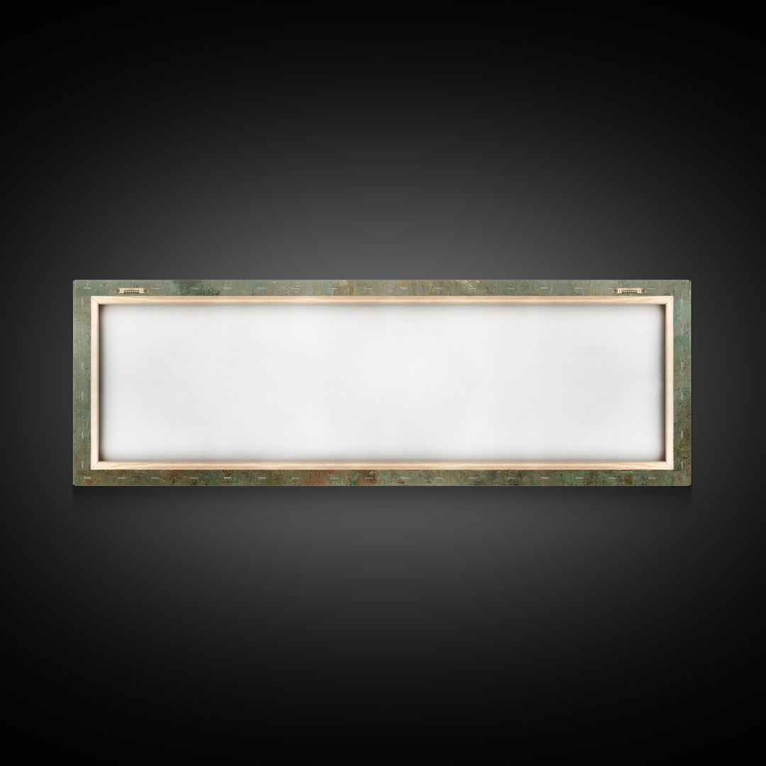 Glory Of The Spirit, Framed Canvas Print, Christian Wall Art, Panoramic Art, Christian Art Canvas, Christian Christmas Art, Christian Paint