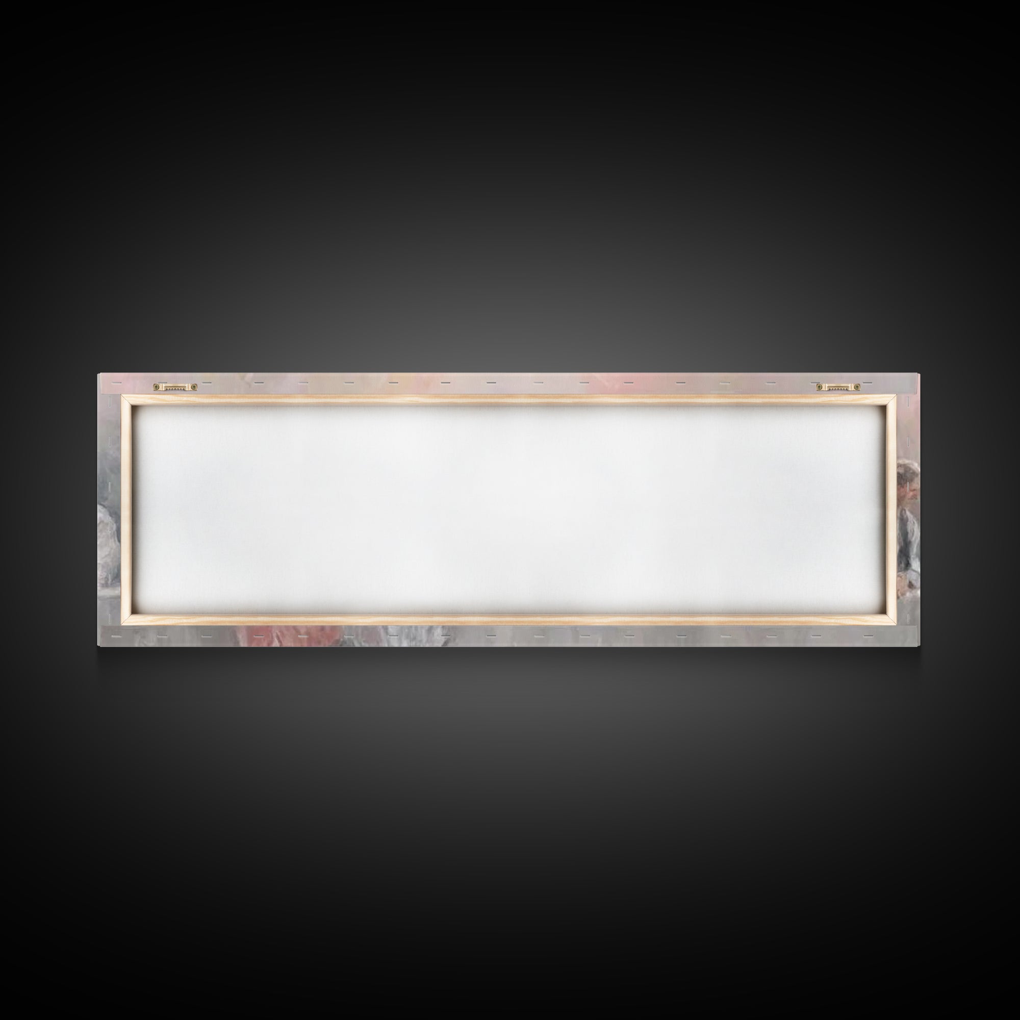 Sacred Supper Light – Framed Canvas Print – Christian Wall Art – Jesus Painting – Panoramic Art – Christian Art Canvas