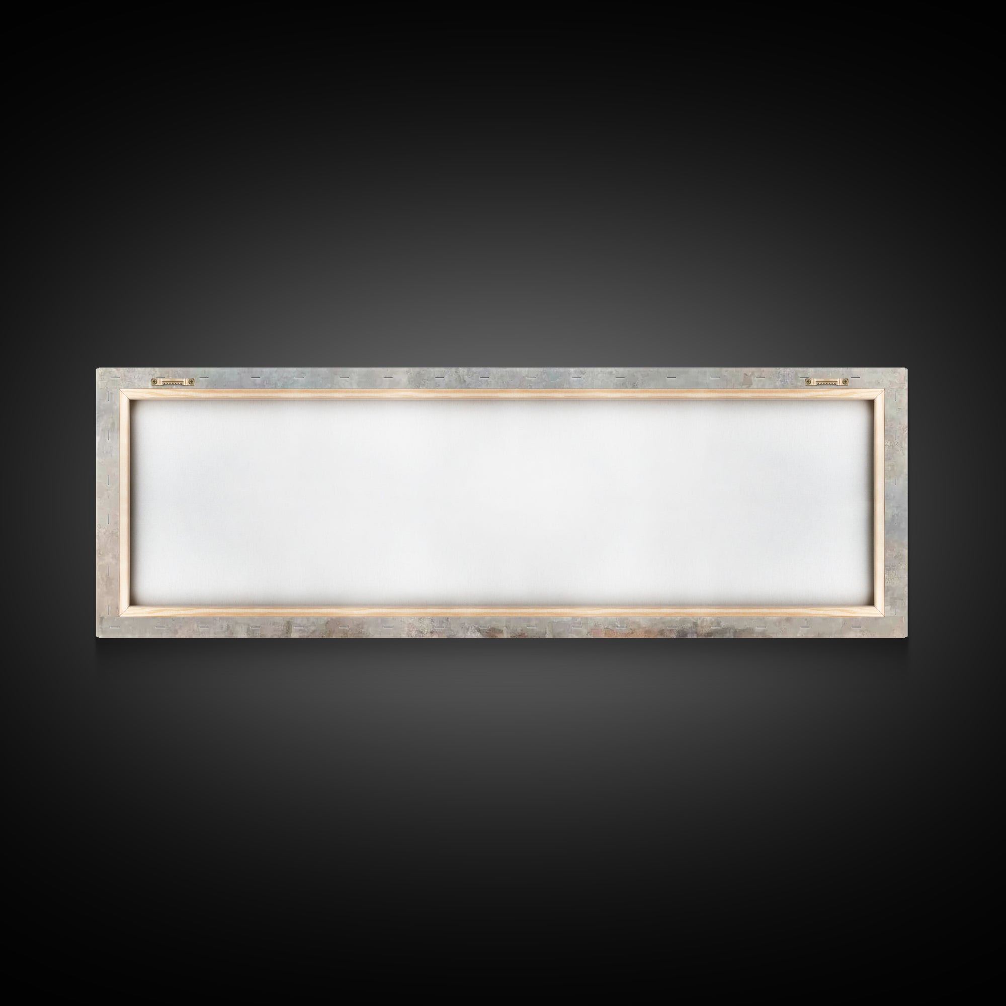Upper Room Stillness – Framed Canvas Print – Christian Wall Art – Panoramic Wall Art – Jesus Painting – Christian Art Gift